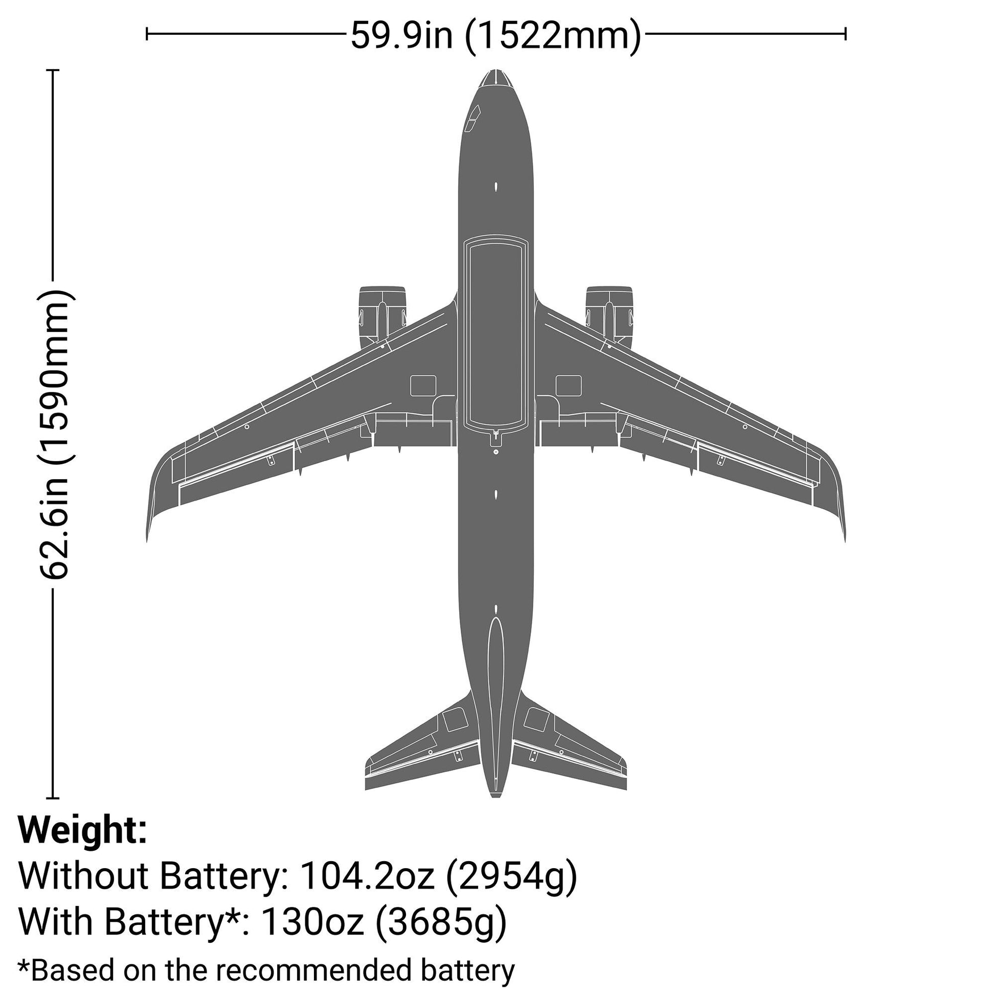 Airbus A320neo Twin 64mm EDF BNF Basic with AS3X+ and SAFE Select_10