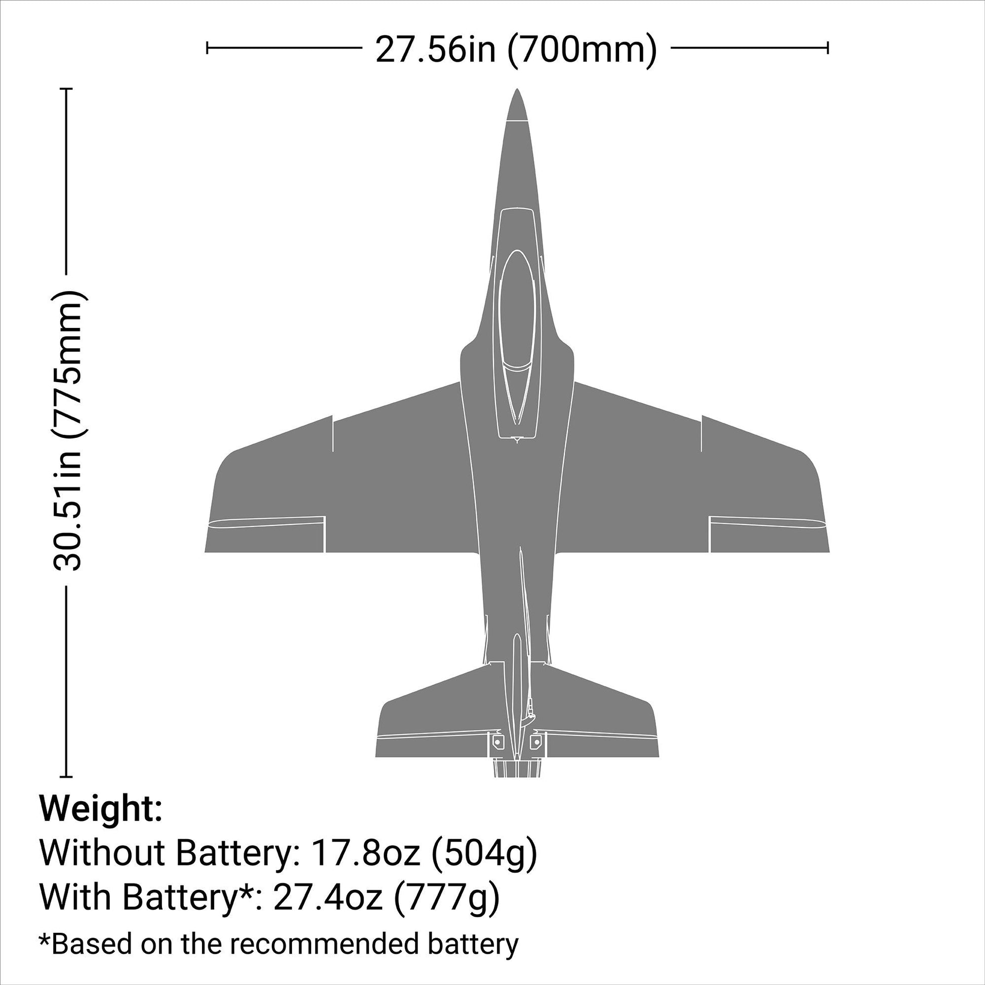 Habu SS 50mm EDF BNF Basic (EFL-3134)_2