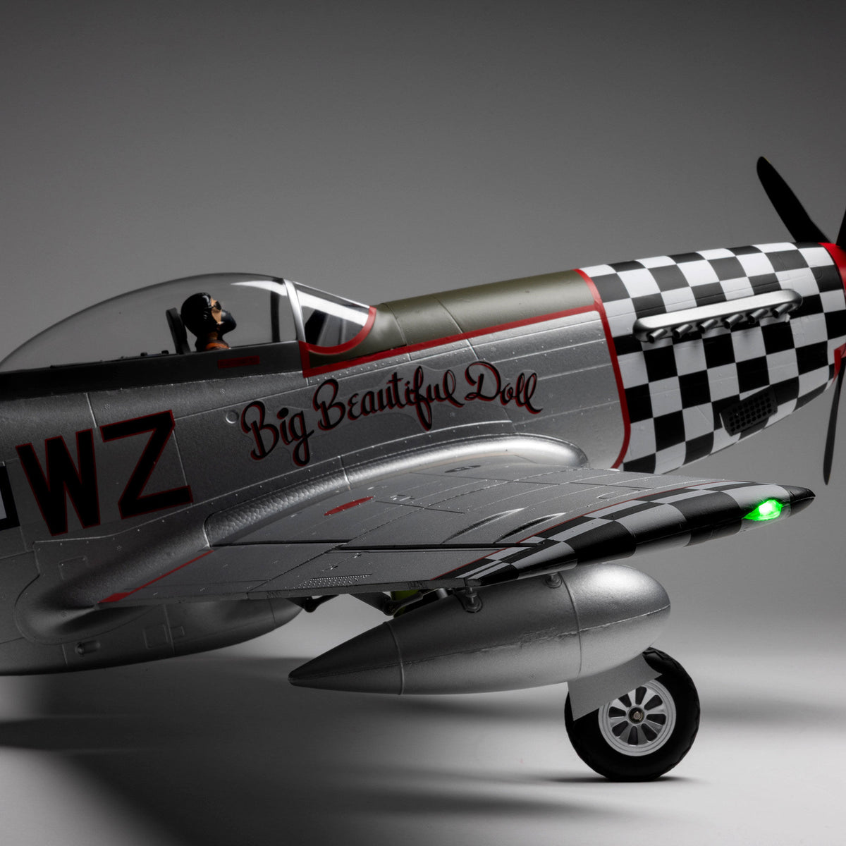 P-51D Mustang Big Beautiful Doll 1.5m BNF Basic (EFL-3359)_22