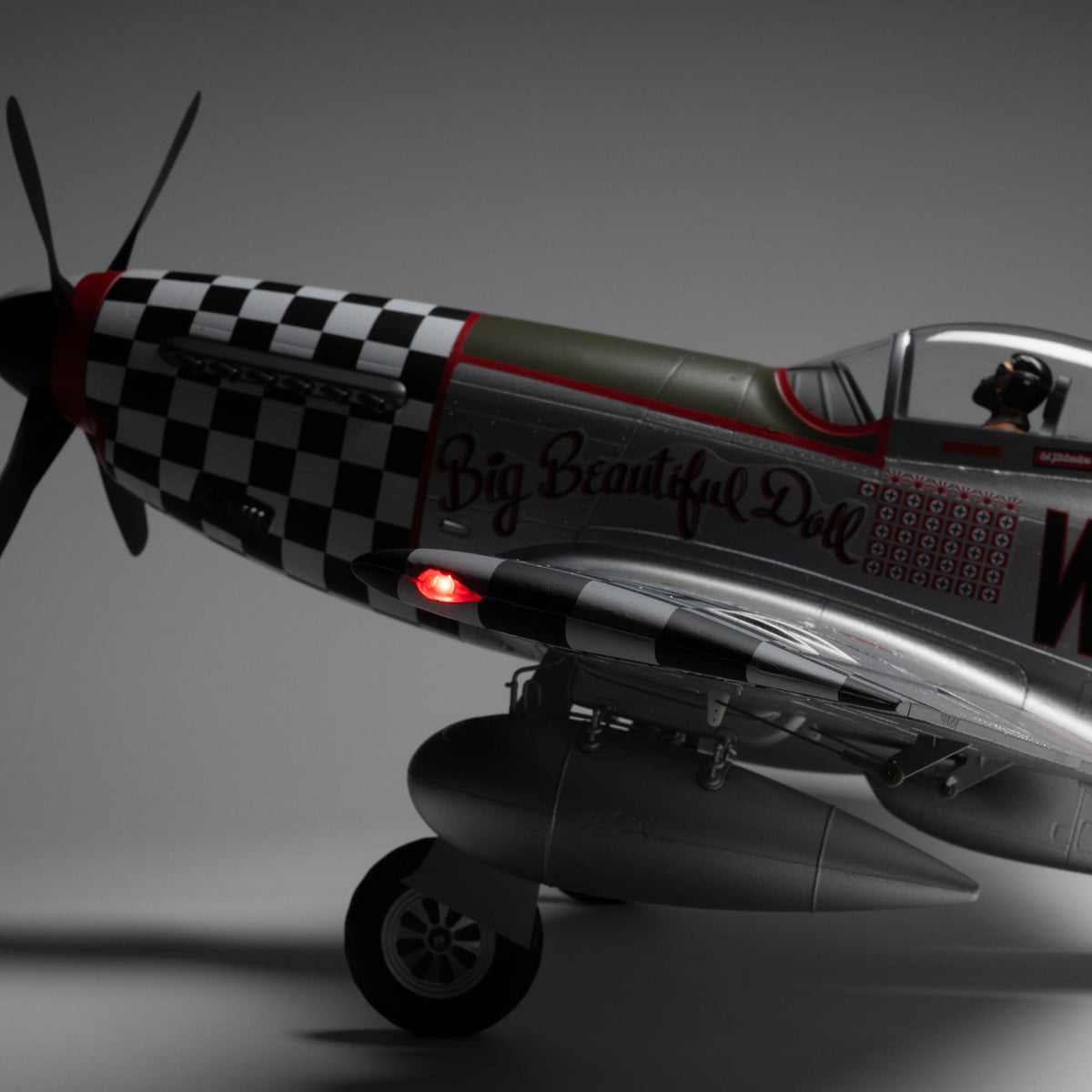 P-51D Mustang Big Beautiful Doll 1.5m BNF Basic (EFL-3359)_2