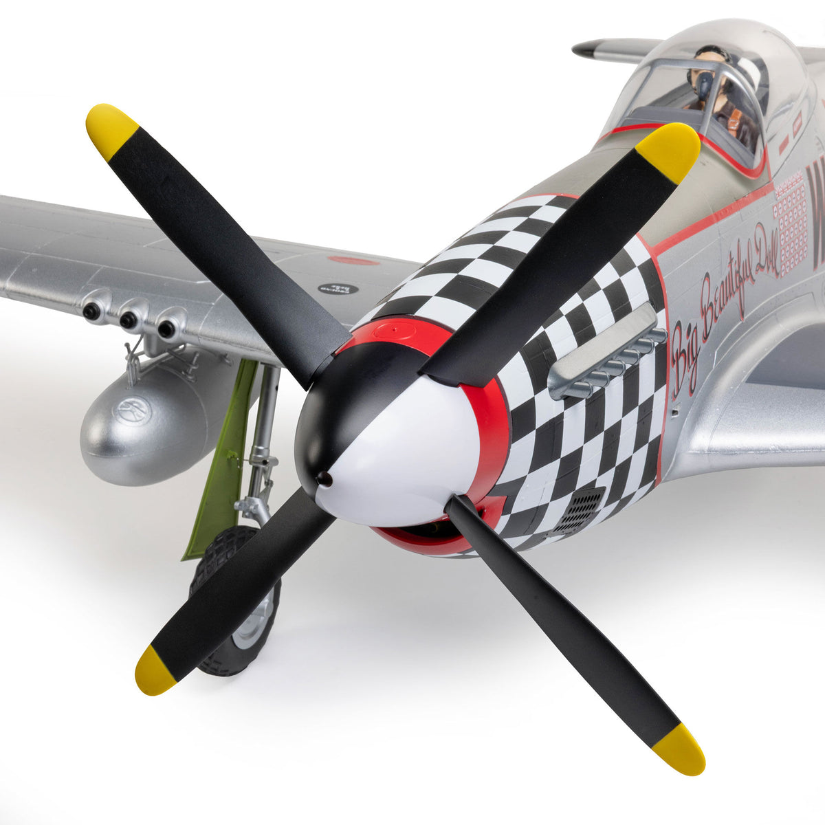 P-51D Mustang Big Beautiful Doll 1.5m BNF Basic (EFL-3359)_13