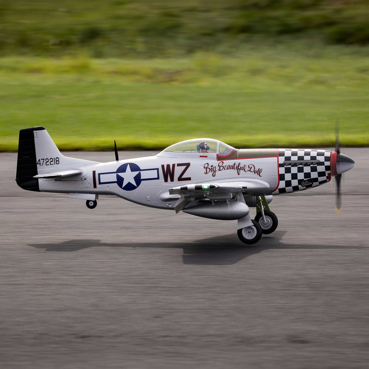 P-51D Mustang Big Beautiful Doll 1.5m BNF Basic (EFL-3359)_8