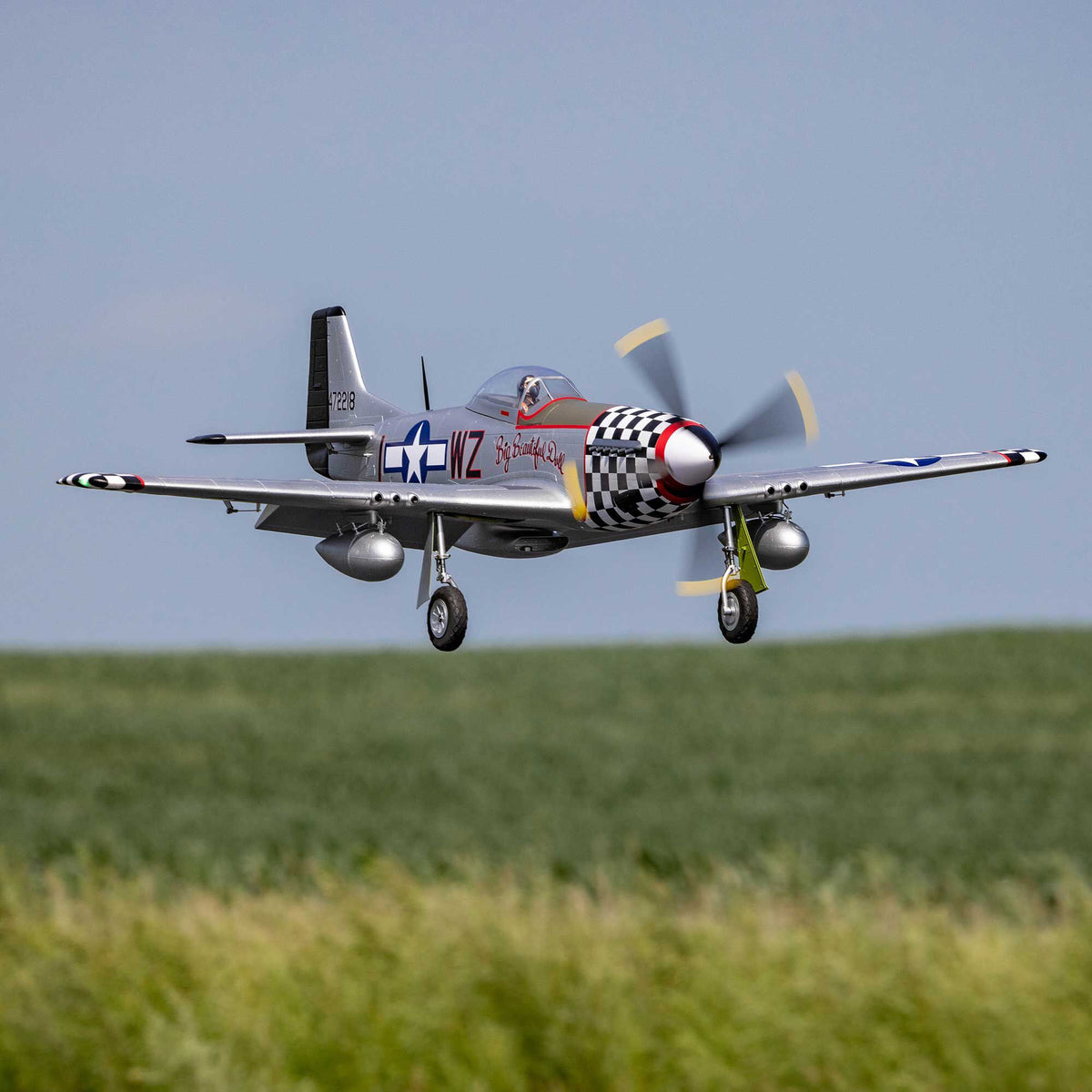 P-51D Mustang Big Beautiful Doll 1.5m BNF Basic (EFL-3359)_20