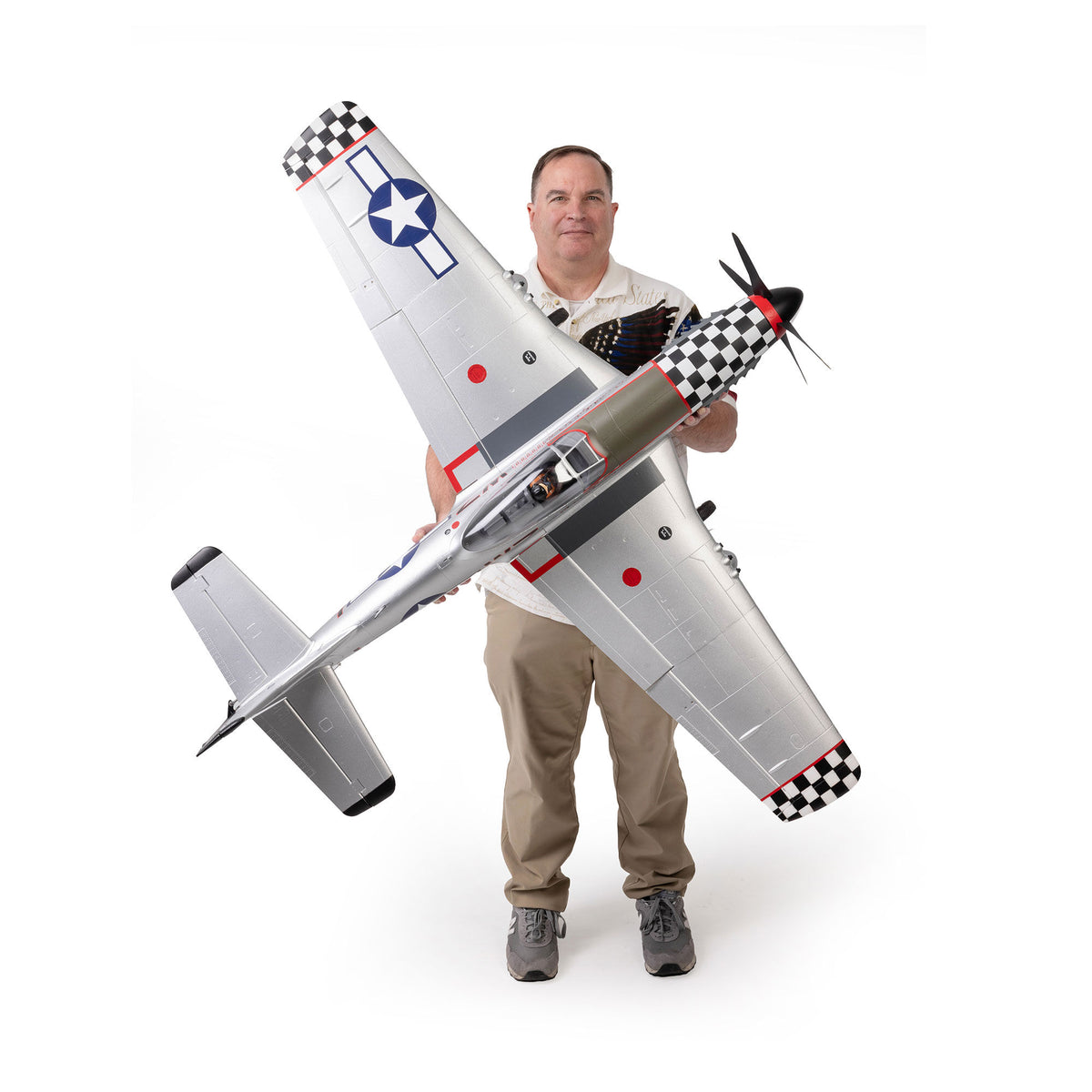 P-51D Mustang Big Beautiful Doll 1.5m BNF Basic (EFL-3359)_27
