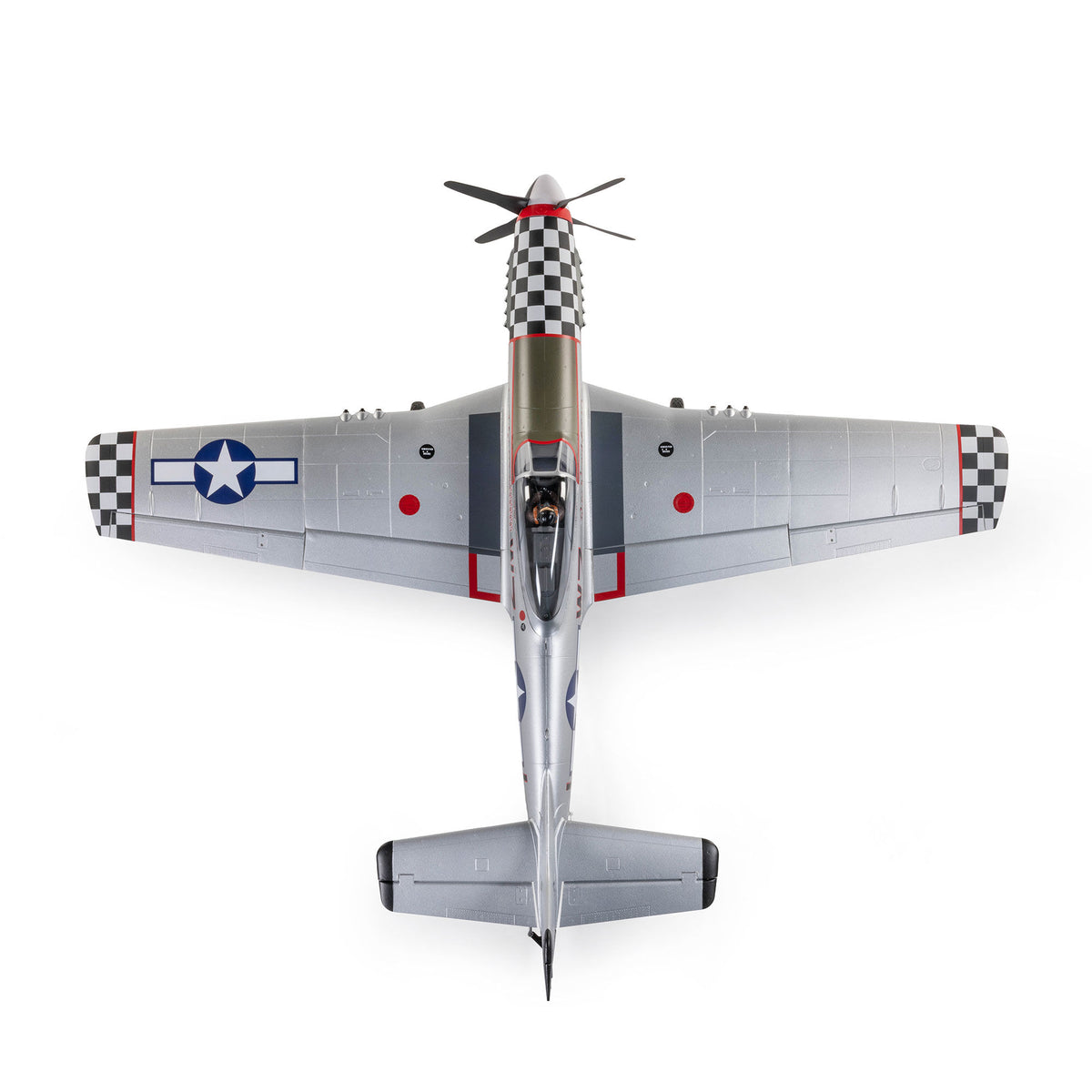 P-51D Mustang Big Beautiful Doll 1.5m BNF Basic (EFL-3359)_30