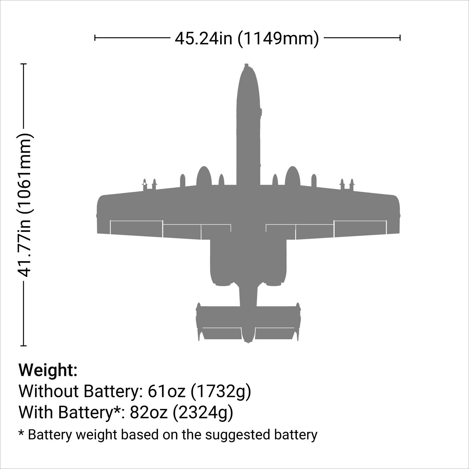 A-10 Thunderbolt II Twin 64mm ED (EFL011500)_21