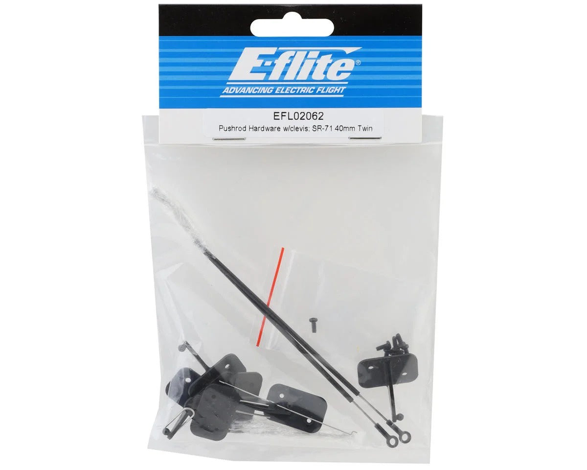Pushrod Hardware with Clevis for SR-71 Twin 40mm EDF (EFL02062)