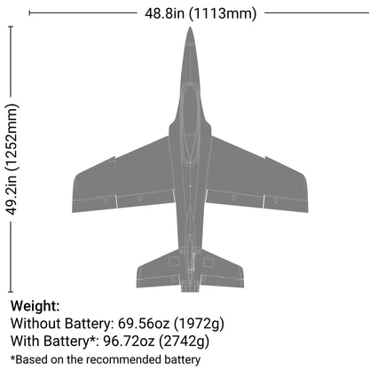 Habu XS (eXtra Sport) 80mm EDF BNF Basic with AS3X+ and SAFE Select_7