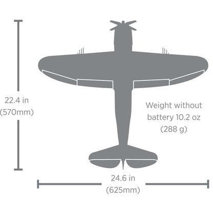 Micro P-47 Thunderbolt BNF Basic (EFL07050)_14