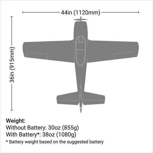 T-28 Trojan 1.1m PNP (EFL08275)