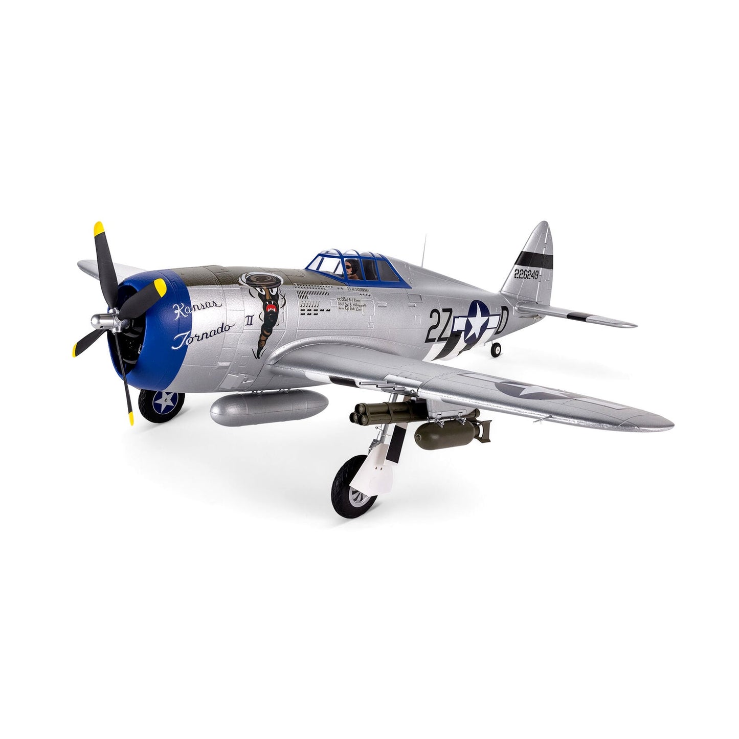 P-47 Razorback 1.2m BNF Basic with AS3X and SAFE Select (EFL08450)