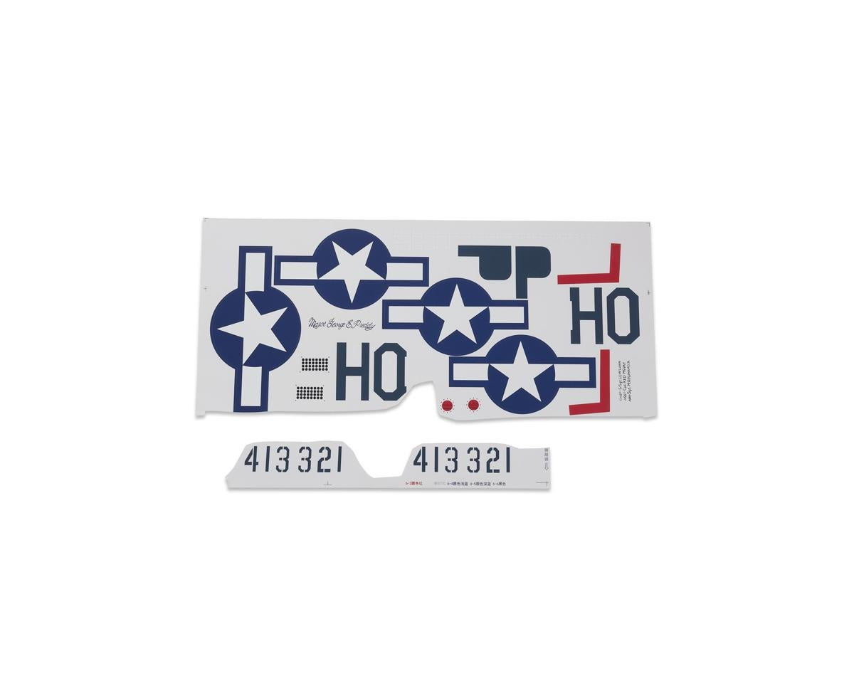 Decal Sheet for P-51D 1.2m Model Aircraft (EFL089507)