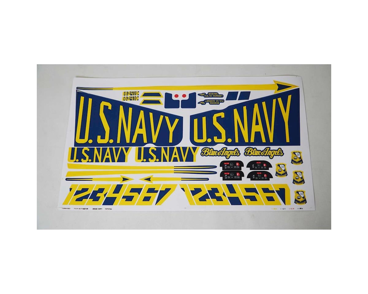 F-18 80mm EDF Decals (EFL13992)