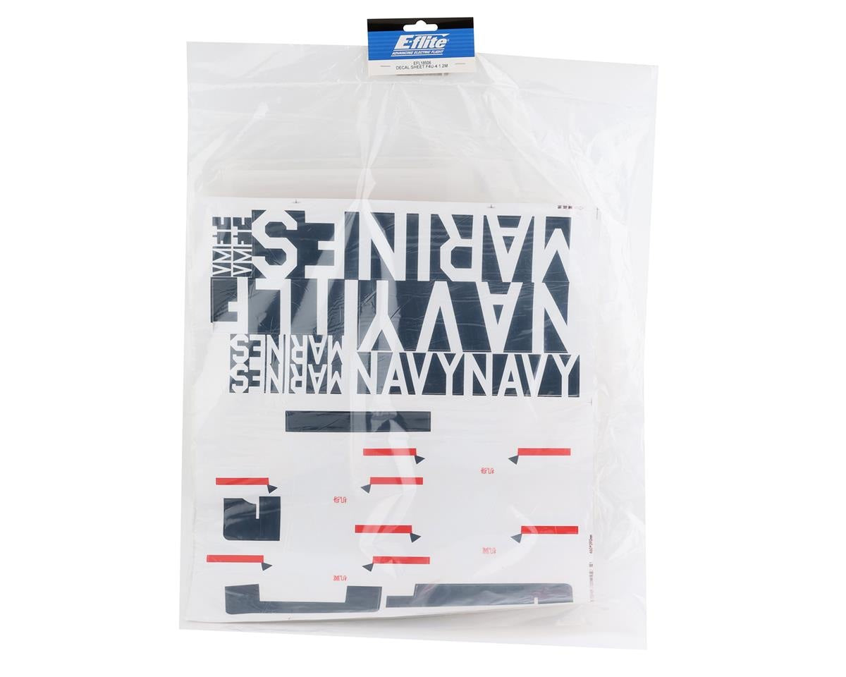 1.2m F4U-4 Decal Sheet (EFL18506)
