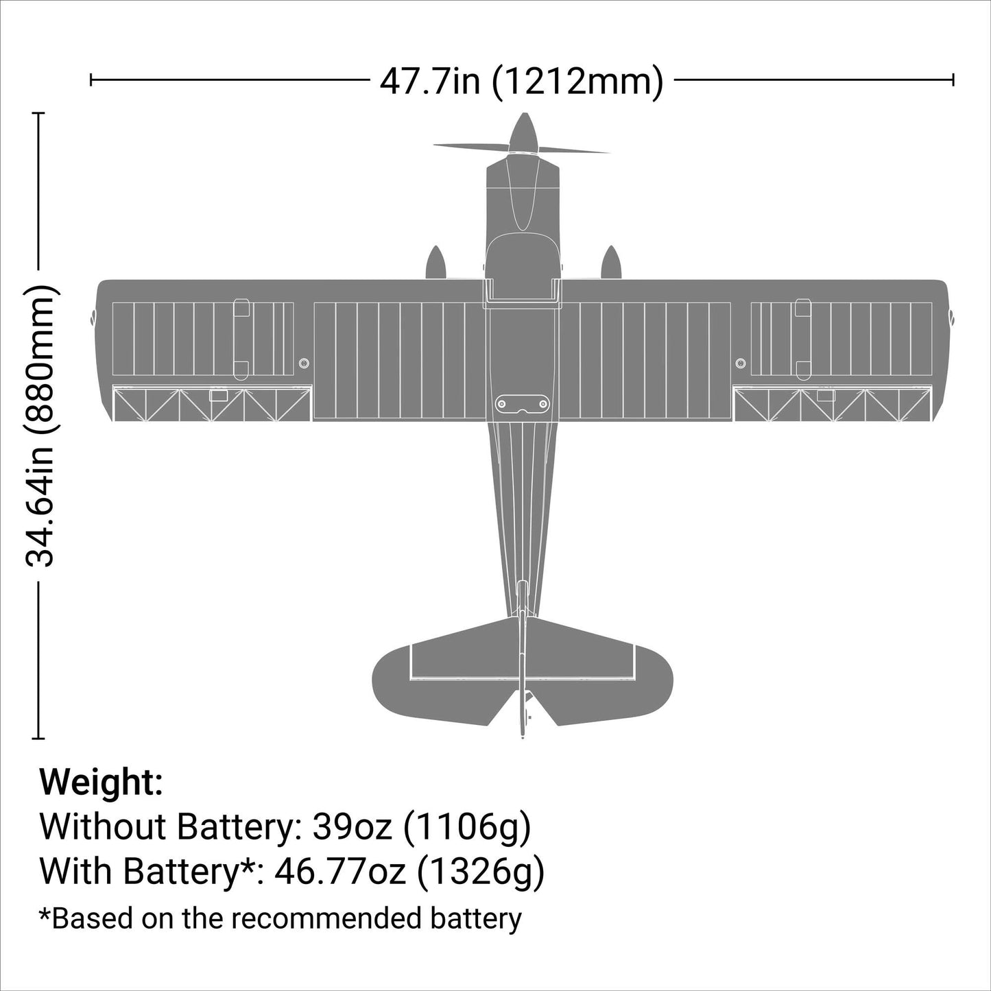 Super Decathlon 1.2m BNF Basic (EFL20550)_24