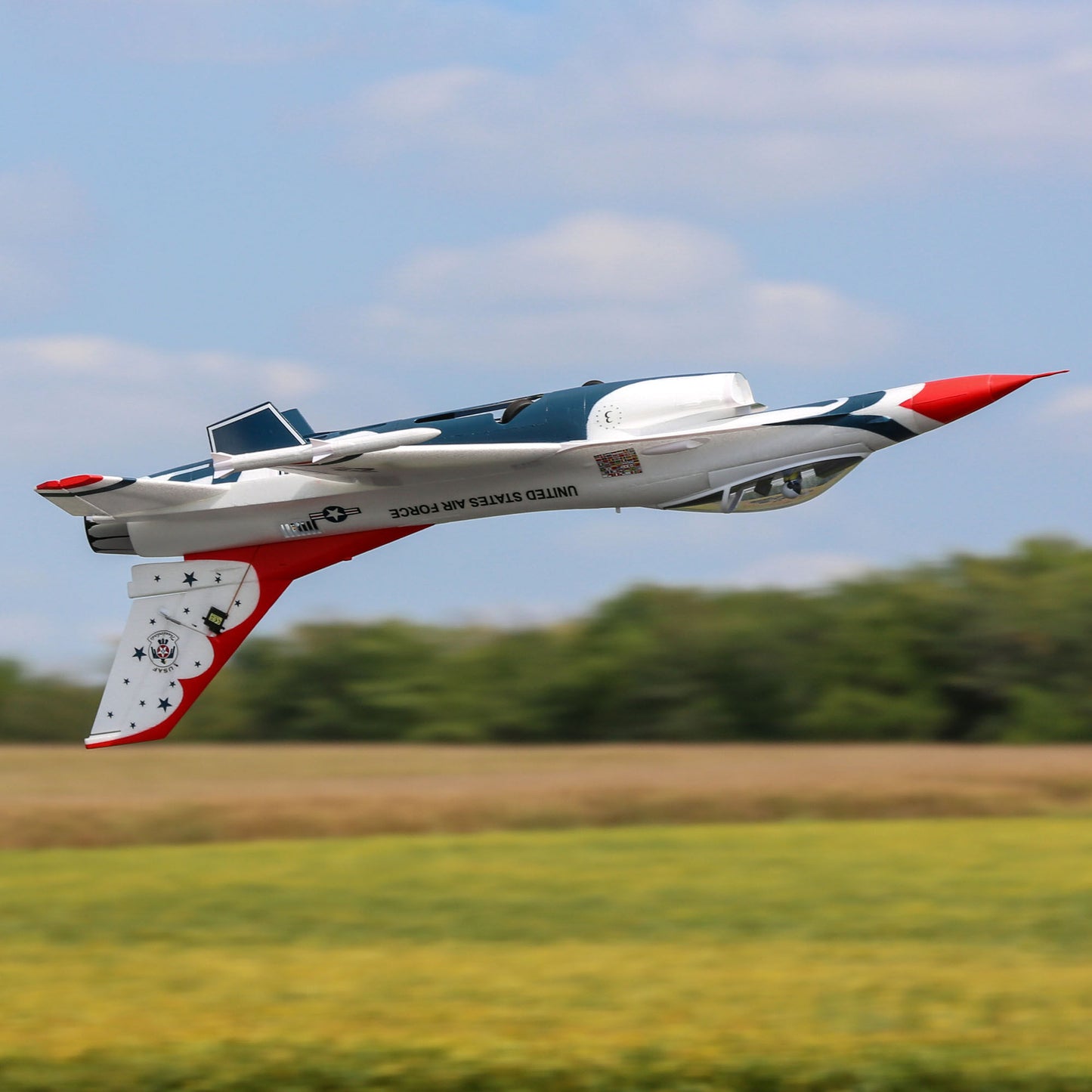 F-16 Thunderbirds 70mm EDF BNF Basic (EFL78500)