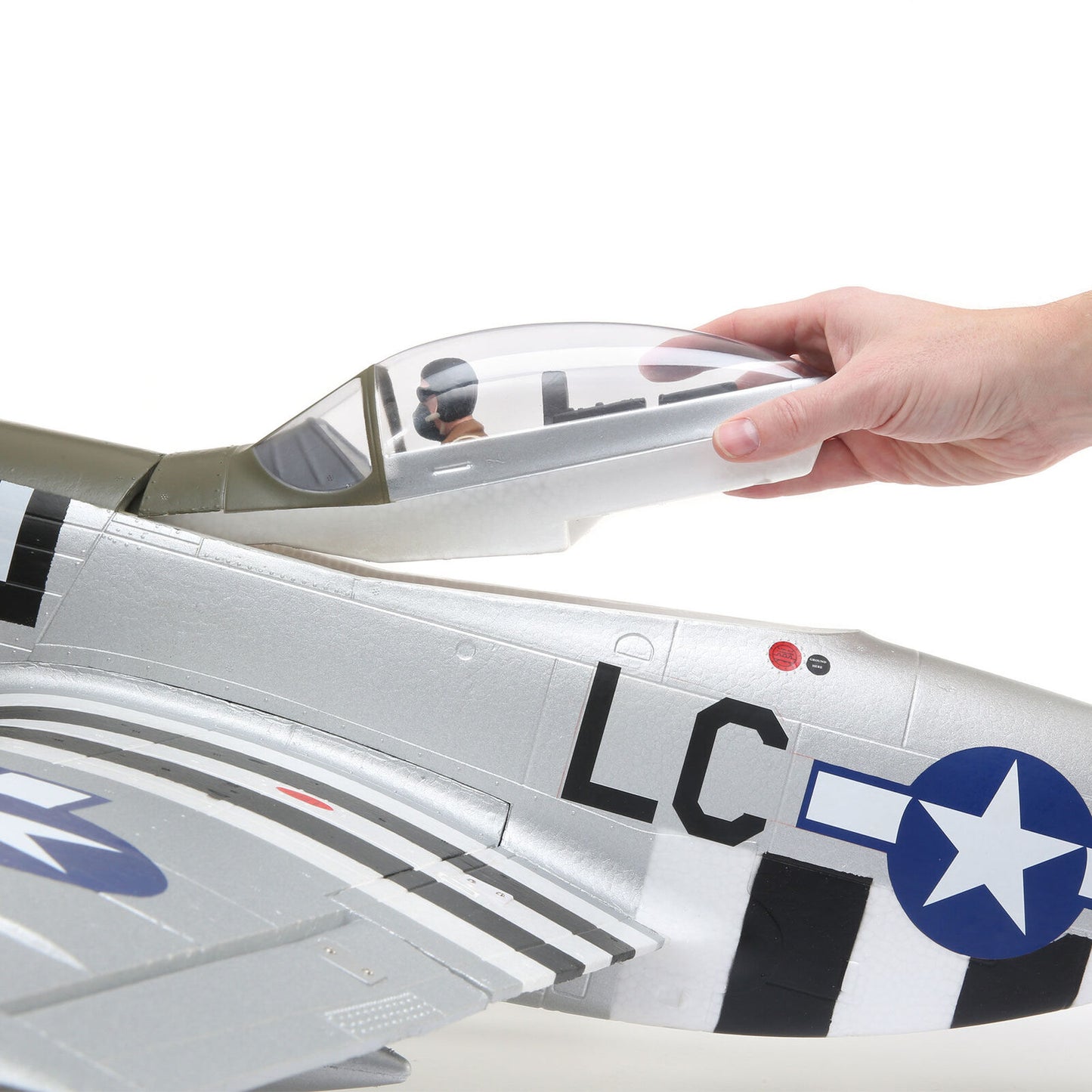 P-51D Mustang 1.2M BNF Basic (EFL89500)