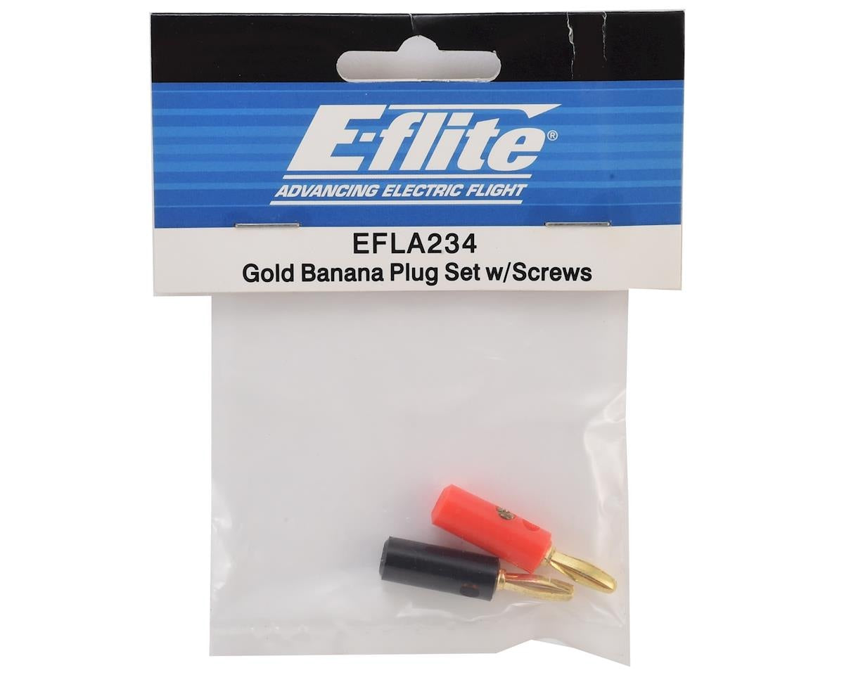 Gold Banana Plug Set with Screws (EFLA234)