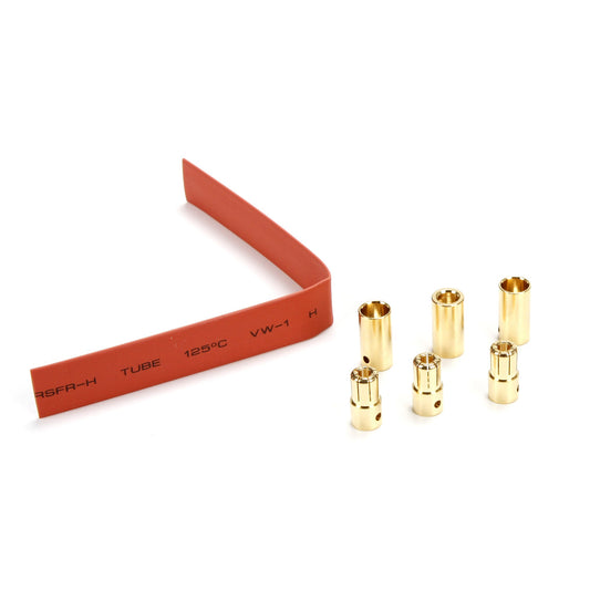 Gold Bullet Set 6.5mm Connectors (3 Pack) (EFLA266)