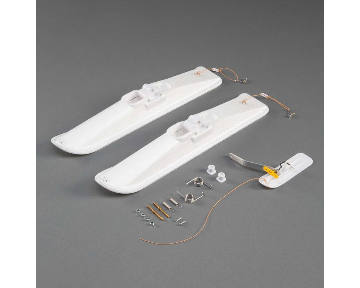 10-15 Size Taildragger Ski Set with 3mm Axle (EFLA970)