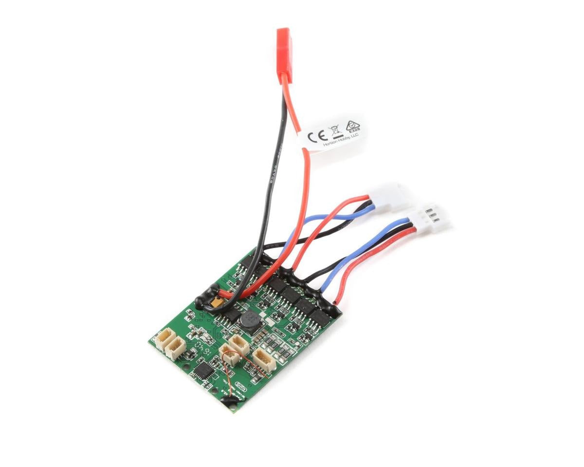 AS6410NBLT DSMX Receiver with Twin Brushless ESC for UMX A-10 (EFLAS6410NBLT)