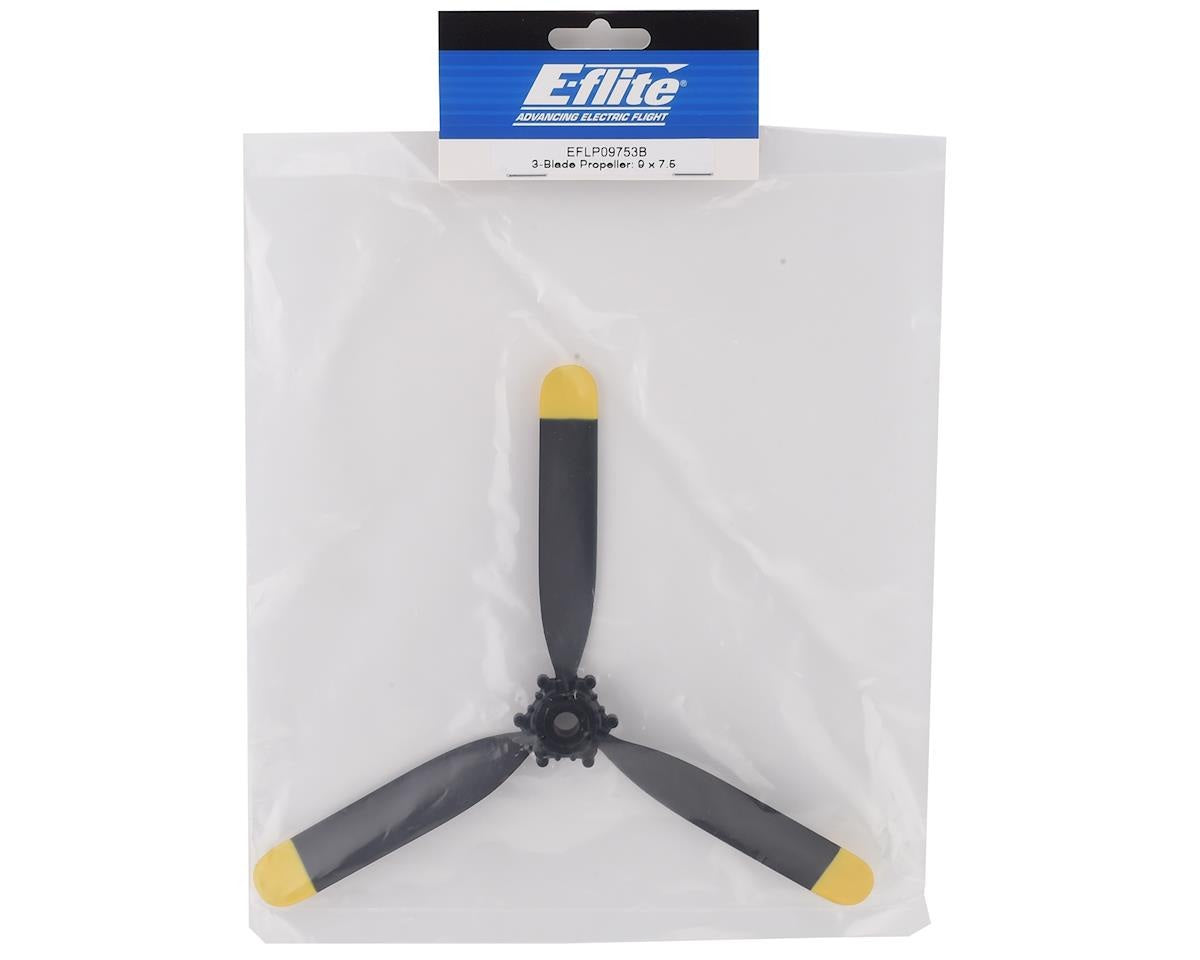 3-Blade Propeller 9 x 7.5 for RC Aircraft (EFLP09753B)