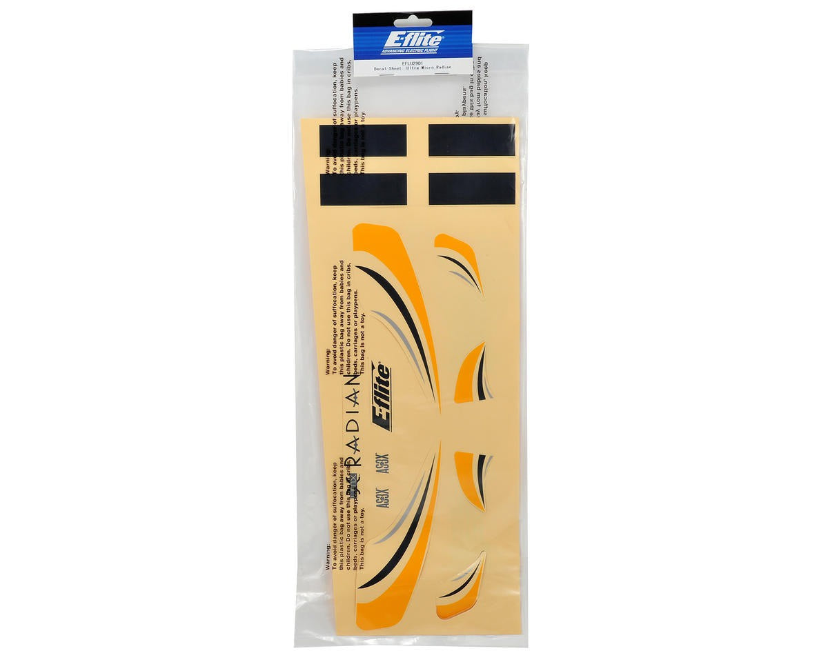 UMX Radian Decal Sheet (EFLU2901)