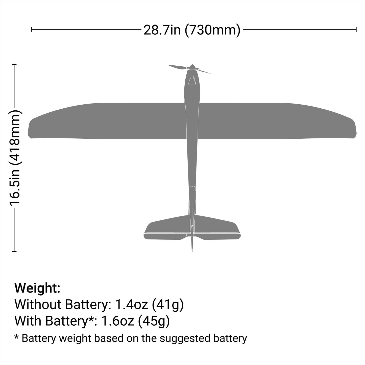 UMX Radian BNF Basic with SAFE and AS3X (EFLU2950)