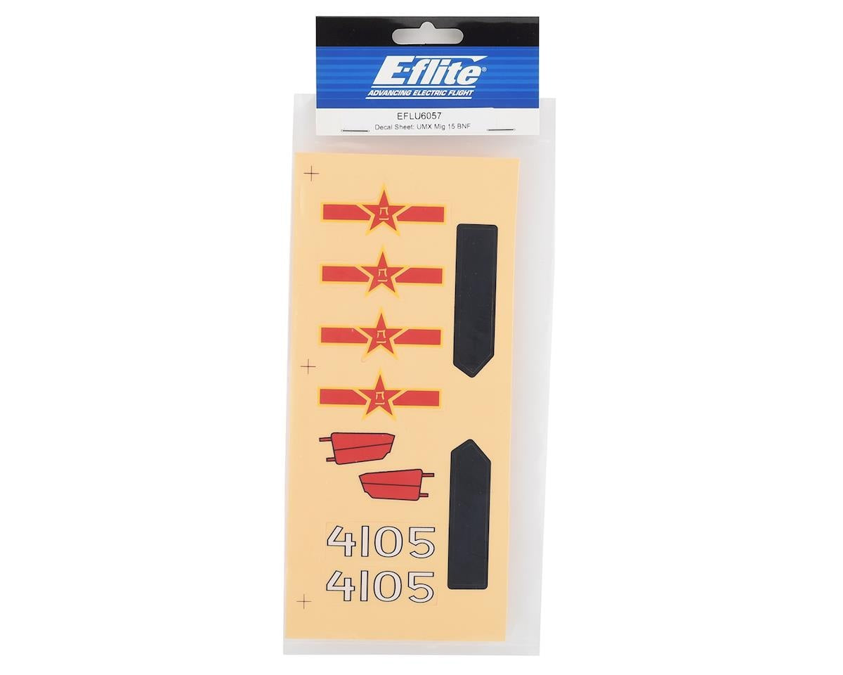 UMX MiG-15 Decal Sheet (EFLU6057)