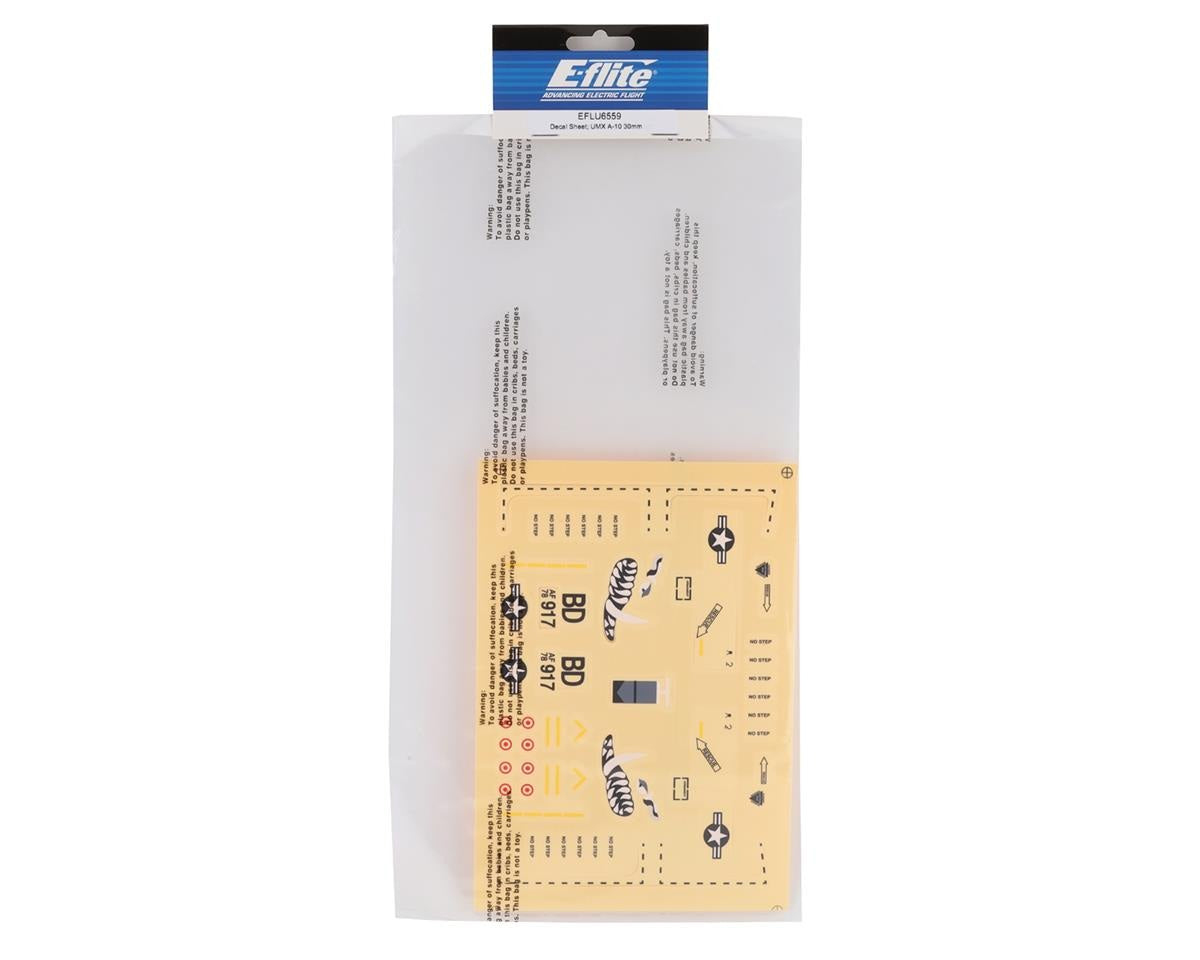 Decal Sheet for UMX A-10 30mm (EFLU6559)