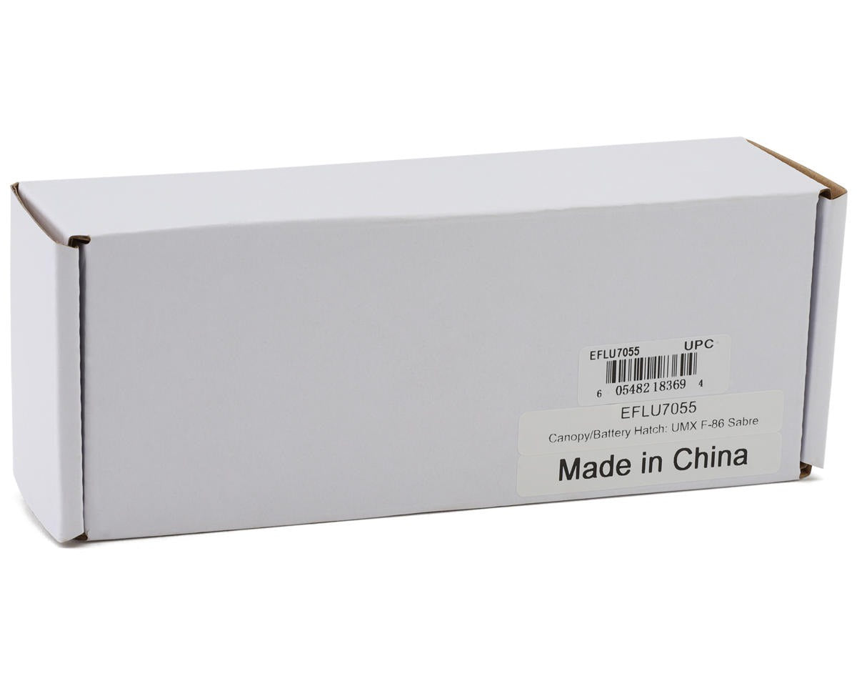 Canopy and Battery Hatch for UMX F-86 Sabre (EFLU7055)