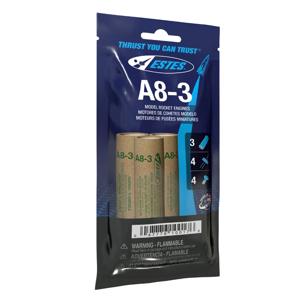 A8-3 Standard Engines for Model Rockets (3) (EST10017)