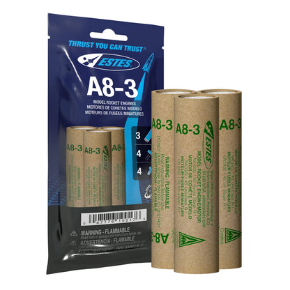 A8-3 Standard Engines for Model Rockets (3) (EST10017)