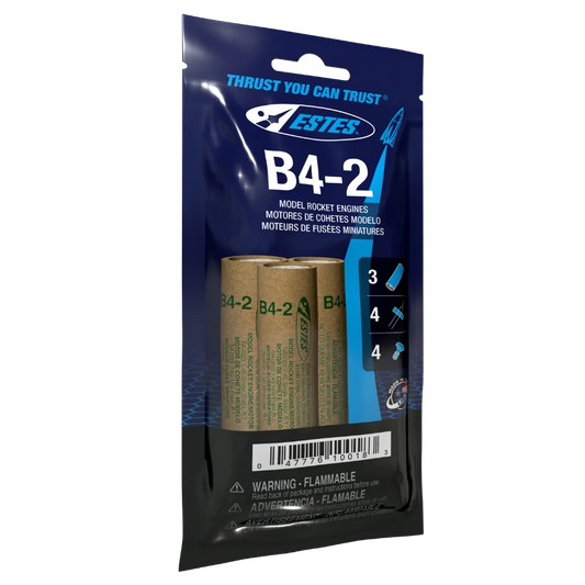 B4-2 Standard Engines for Model Rockets (3) (EST10018)