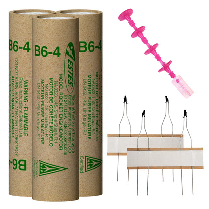 B6-4 Standard Engines for Model Rockets (3) (EST10021)
