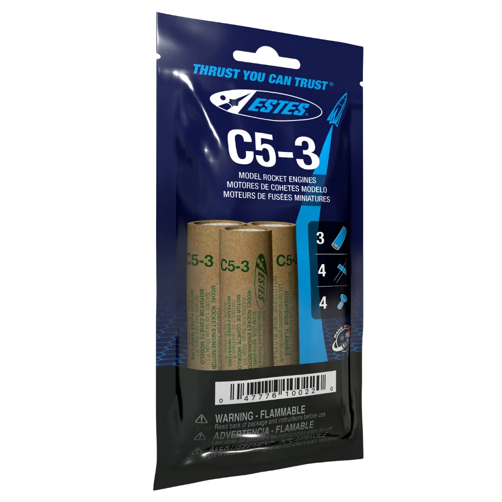 C5-3 Standard Engines for Model Rockets (3) (EST10022)