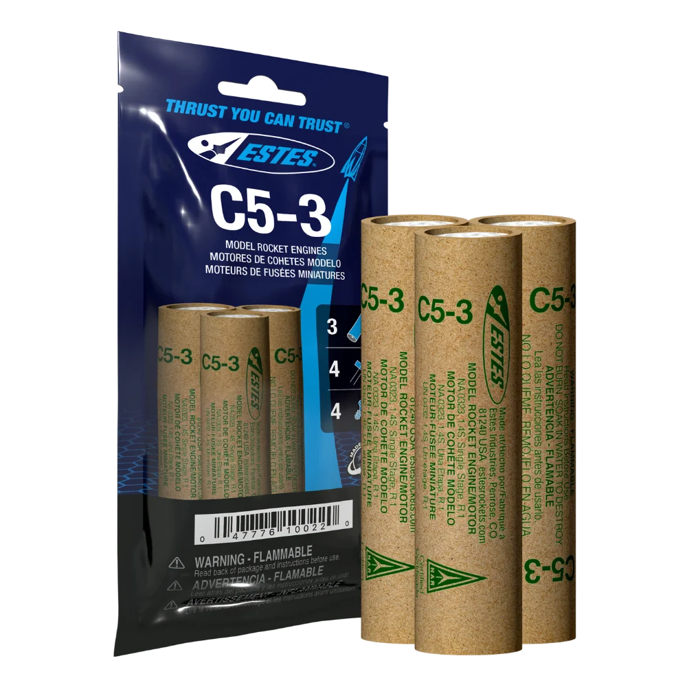 C5-3 Standard Engines for Model Rockets (3) (EST10022)
