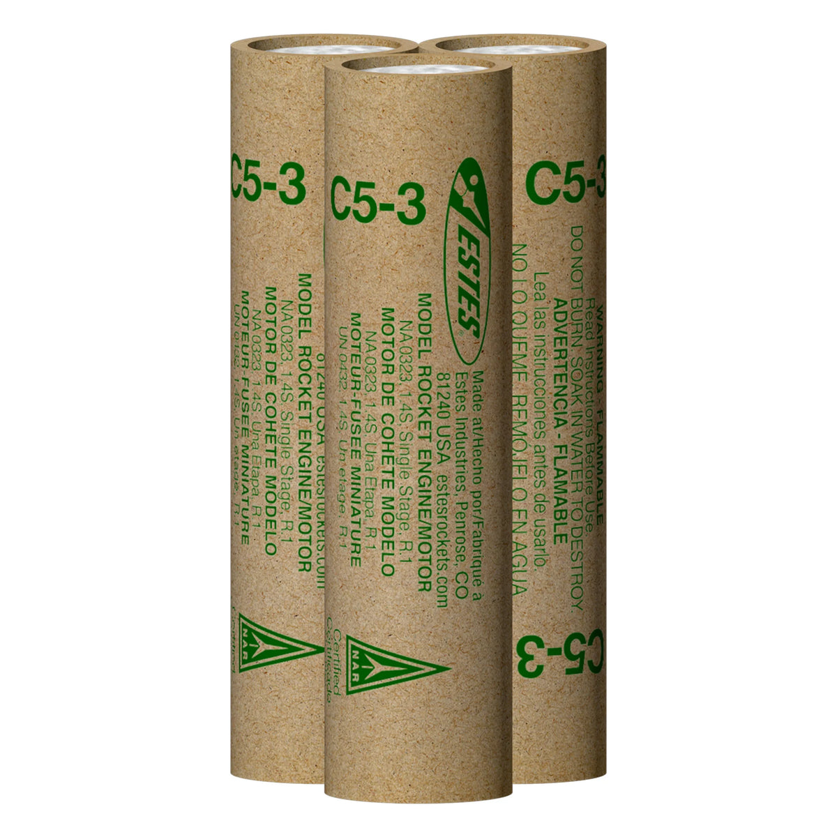 C5-3 Standard Engines for Model Rockets (3) (EST10022)