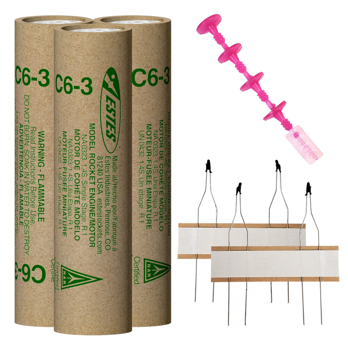 C6-3 Standard Engines for Model Rockets (3) (EST10023)