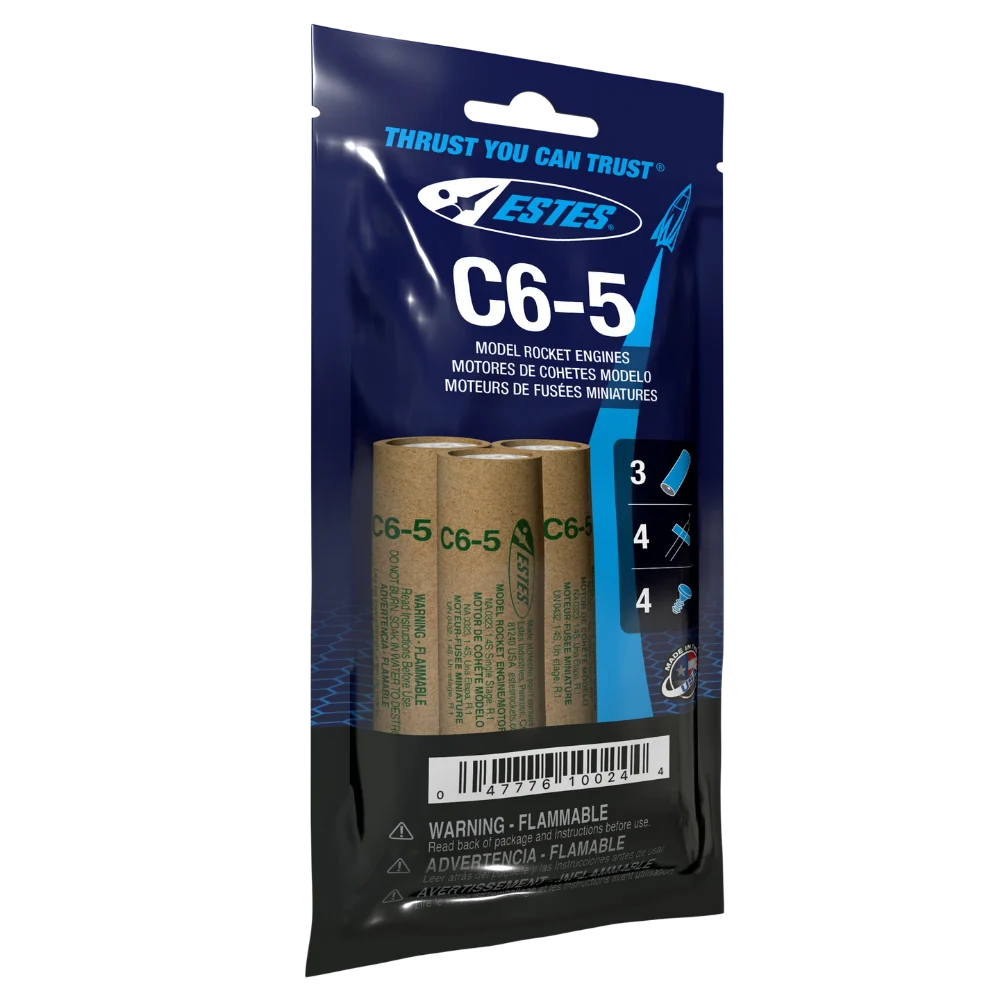 C6-5 Standard Engines for Model Rockets (3) (EST10024)