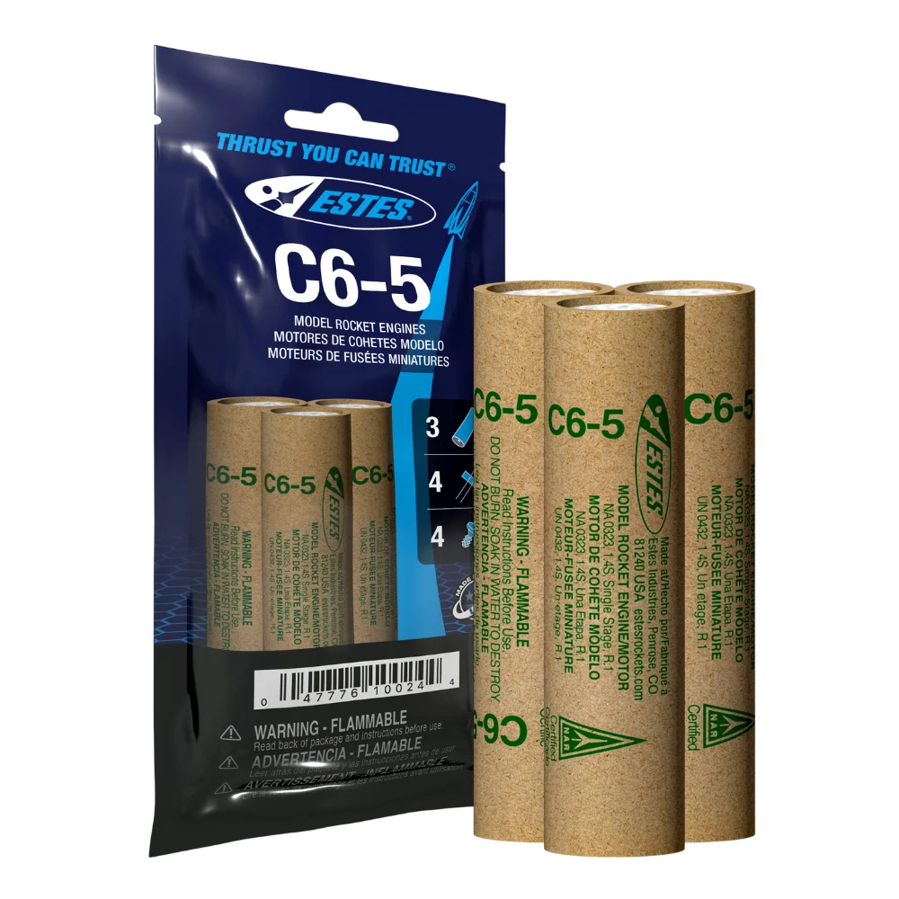 C6-5 Standard Engines for Model Rockets (3) (EST10024)