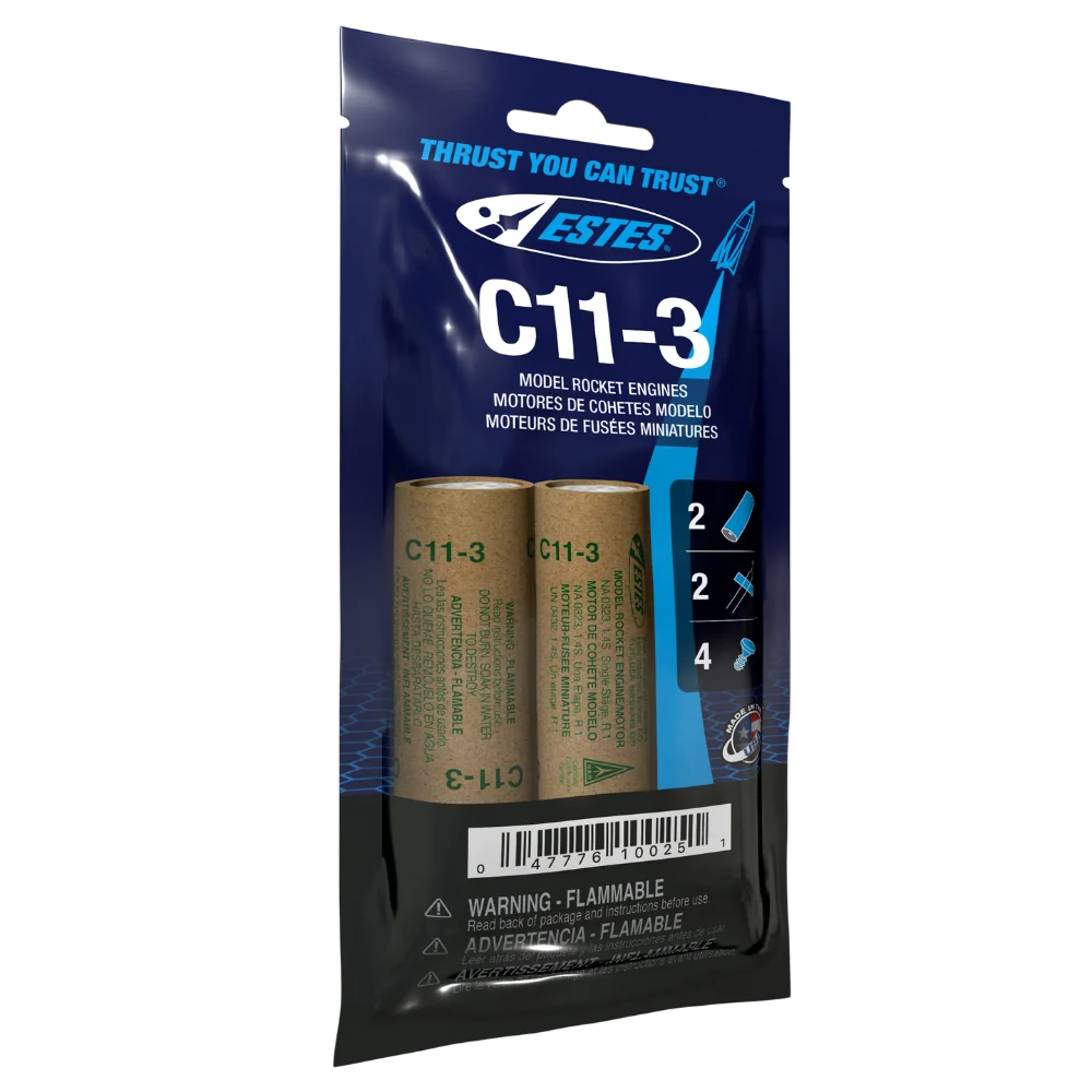 C11-3 Standard Engines for Model Rockets (2) (EST10025)