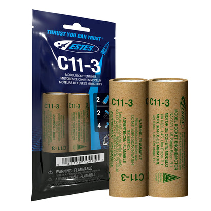 C11-3 Standard Engines for Model Rockets (2) (EST10025)