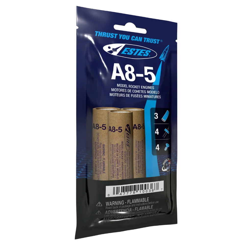 A8-5 Standard Engines for Model Rockets (3) (EST10036)