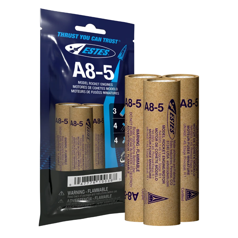 A8-5 Standard Engines for Model Rockets (3) (EST10036)
