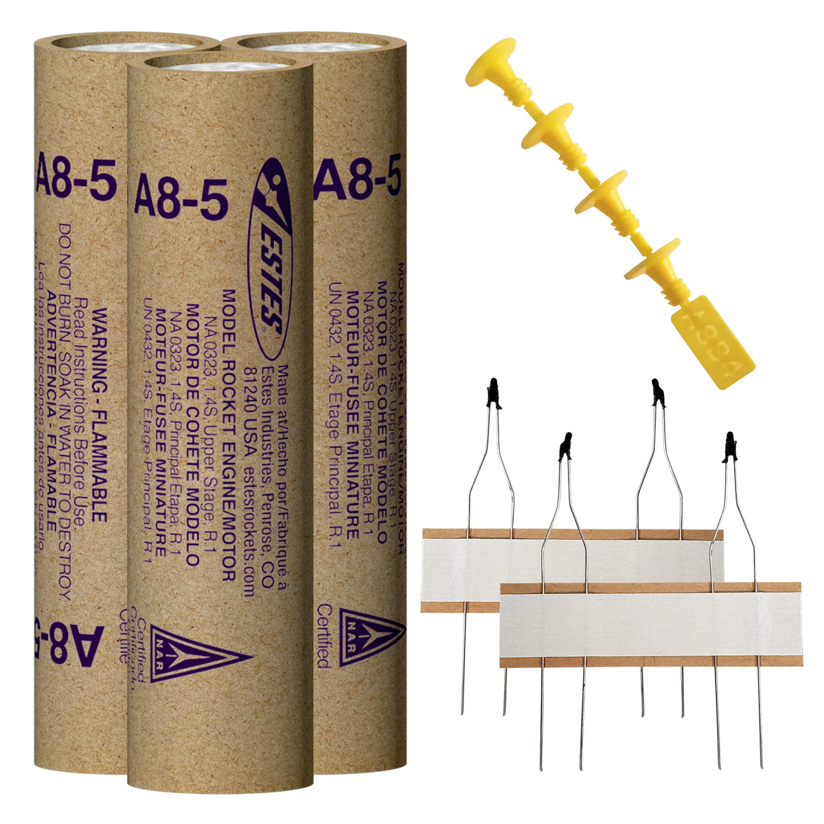 A8-5 Standard Engines for Model Rockets (3) (EST10036)