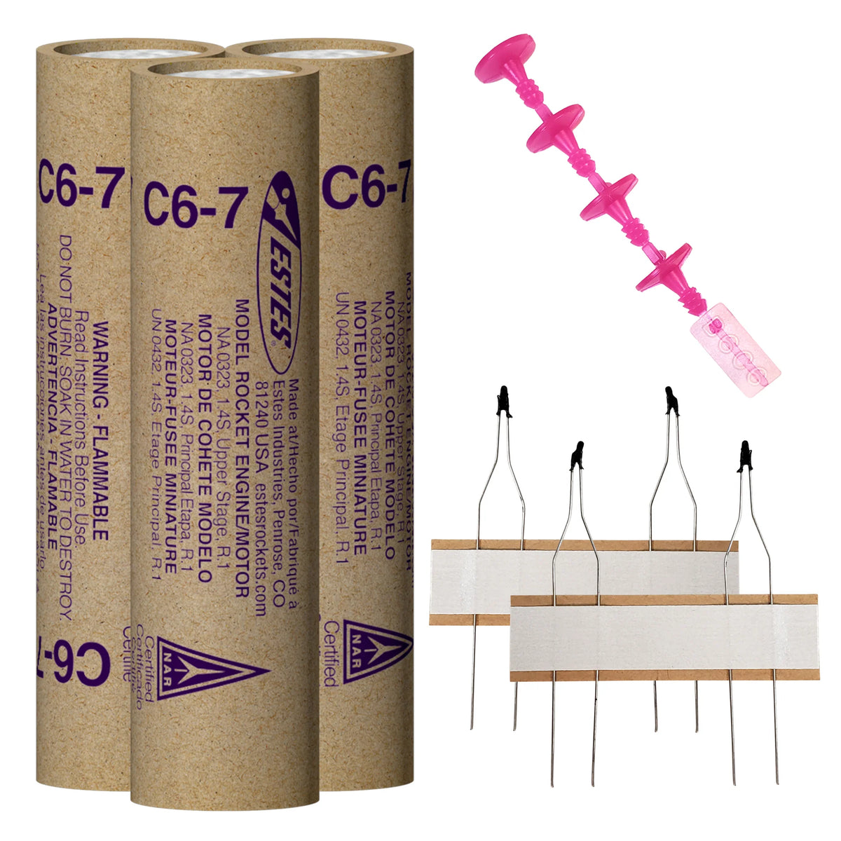 C6-7 Standard Engines for Model Rockets (3) (EST10038)