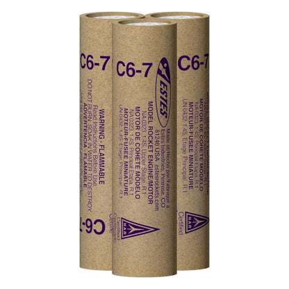 C6-7 Standard Engines for Model Rockets (3) (EST10038)