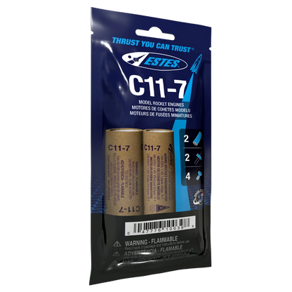C11-7 Standard Engines for Model Rockets (2) (EST10039)