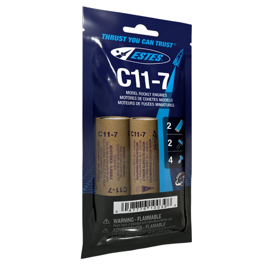 C11-7 Standard Engines for Model Rockets (2) (EST10039)
